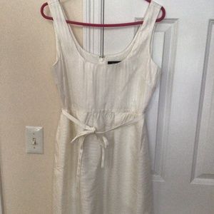 Ivory tone on tone dress by Theory—NWOT